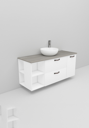 Flexline Tvättställsskåp Modell 173.1 1200 Vit Matt
