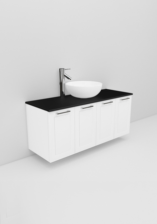 Flexline Tvättställsskåp Modell 128.2 1200 Vit Matt Ram