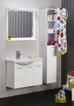 Spegel Noro Fix 750 Mm Vit Matt