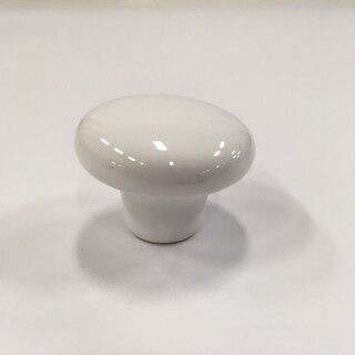 Alice Knopp Porslin Vit
