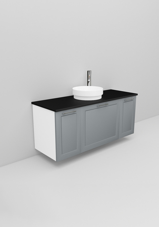 Noro Flexline Tvättställsskåp 191.4 1200 Mm Grå Matt Ram