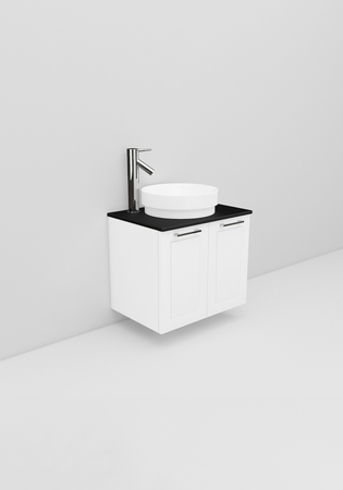 Flexline Tvättställsskåp Modell 7.2 600 Vit Matt Ram