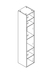 HÖGSK. STOMME 300X300 VIT MATT (FLEXLINE/LIVING/GRAND)