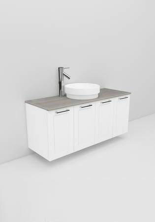 Flexline Tvättställsskåp Modell 124.2 1200 Vit Matt Ram