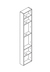 HÖGSK. STOMME 300x120 VIT MATT (FLEXLINE/LIVING/GRAND)