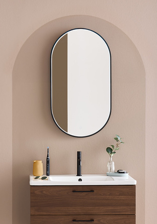 Spegel Mood Oval Med Ljus Led 500X900