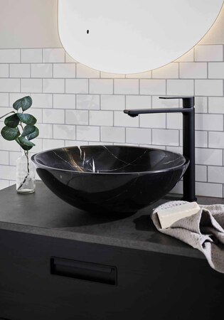 Handfat Marble Svart