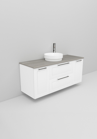 Flexline Tvättställsskåp Modell 156.2 1200 Vit Matt Ram