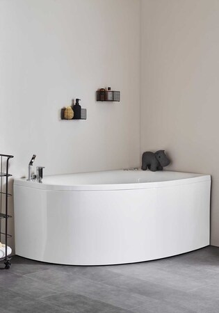 Massagebadkar Sand 160 Gold Vänster