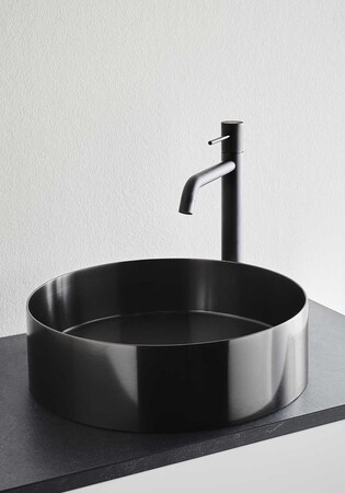 Handfat Icon Borstad Svartkrom