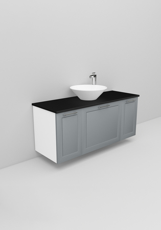 Noro Flexline Tvättställsskåp 190.4 1200 Mm Grå Matt Ram