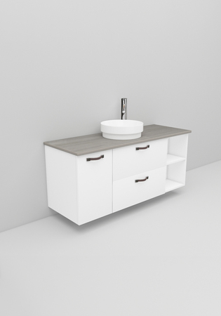 Flexline Tvättställsskåp Modell 164.1 1200 Vit Matt