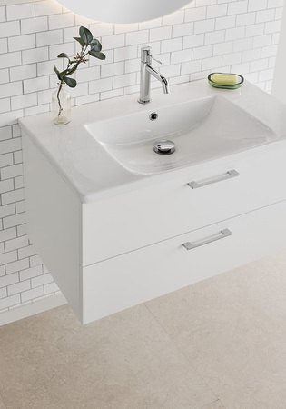 Tvättställsskåp Neo Vit Matt Med Tvättställ 800