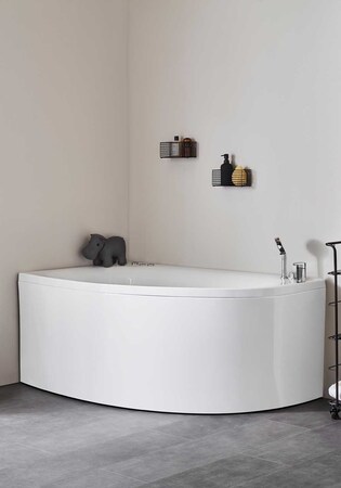 Massagebadkar Sand 160 Bronze Höger