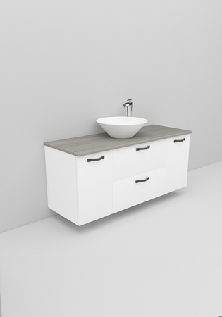Flexline Tvättställsskåp Modell 155.1 1200 Vit Matt