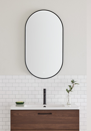 Spegel Mood Oval Med Ljus Led 500X900